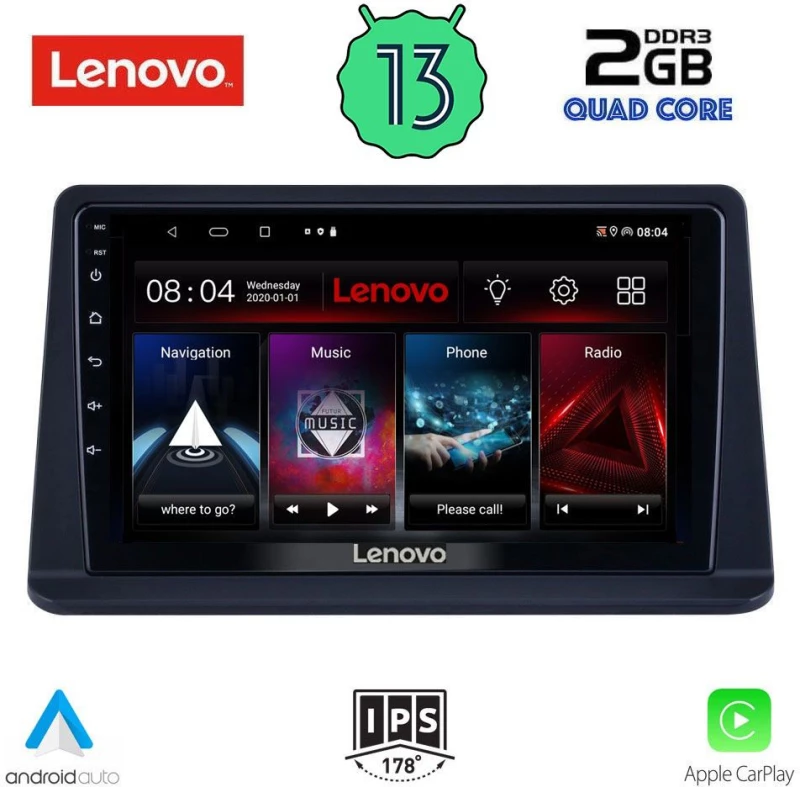 LENOVO LVD 4445_CPA (9inc) MULTIMEDIA TABLET OEM MITSUBISHI PAJERO mod. 1999-2006