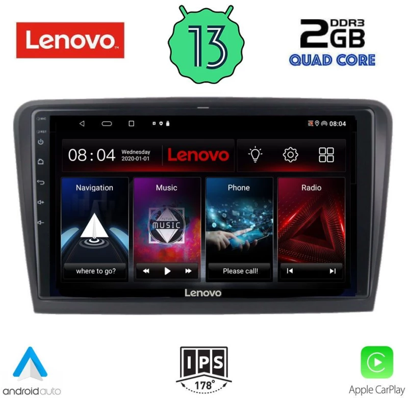 LENOVO LVD 4601_CPA (9inc) MULTIMEDIA TABLET OEM  SKODA RAPID  mod. 2012+gt;