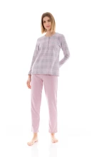 Pink label γυναικεία πιτζάμα ρόζ w1493