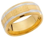 Δαχτυλίδι Senza Unisex Two Tone Steel, με μαίανδρο SSD5099SGD