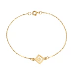 Βραχιόλι Senza Silver 925 Gold Plated, μαίανδρος SSR2782GD