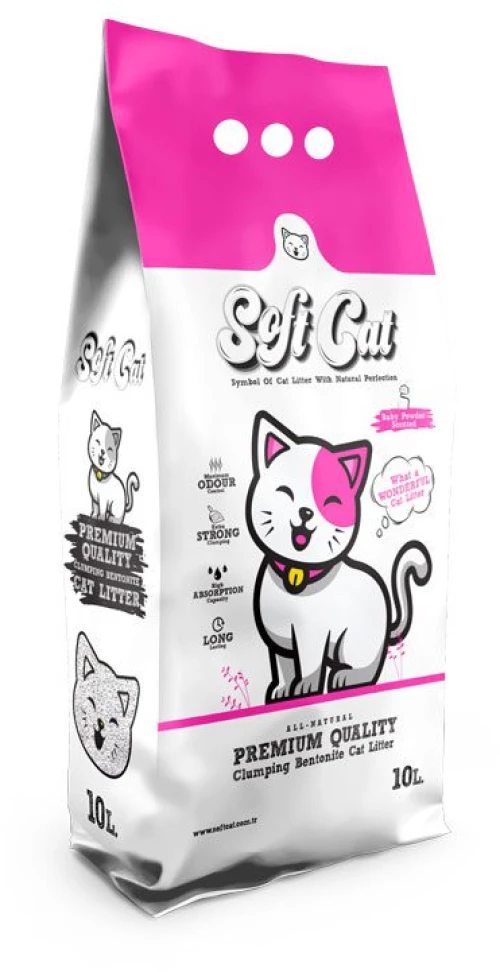 Soft Cat Άμμος Γάτας Baby Powder 10lt