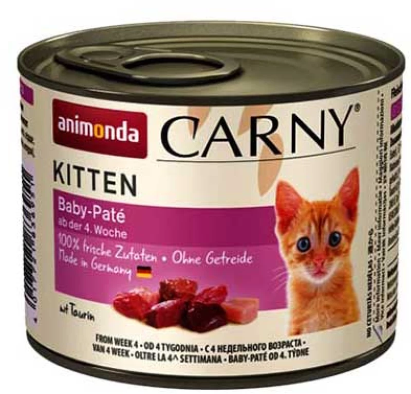 Carny Kitten Baby Pate Μοσχάρι Κοτόπουλο 200gr