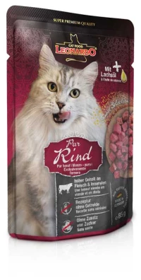 Leonardo Φακελάκι Cat Βοδινό 85gr