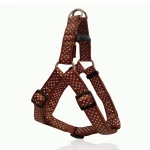 Pet Interest Σαμαράκι Σκύλου Πουά Καφέ XS 1.5x26-40cm
