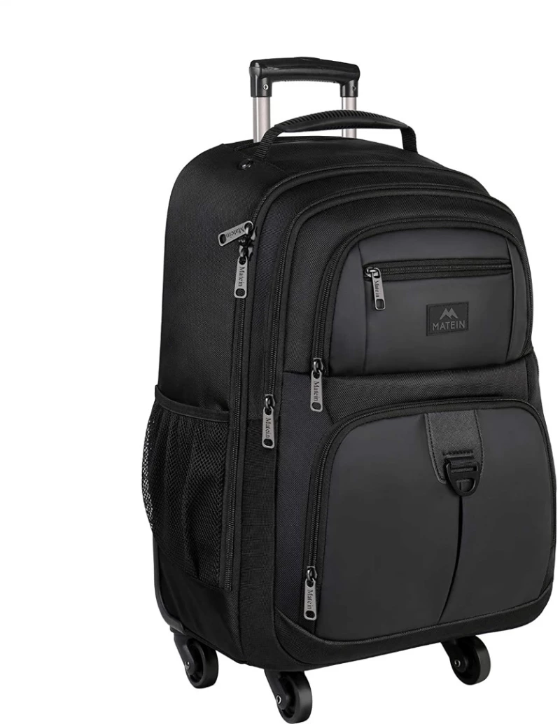 Σακίδιο πλάτης Τροχήλατο 45L Laptop 17” Matein 1212 μαύρο