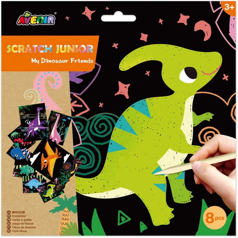 Arts & Crafts Scratch Junior- Dinosaur 60108