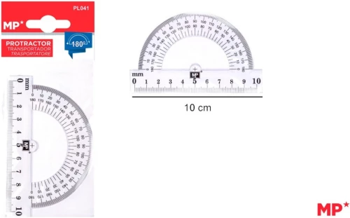 Μοιρογνωμόνιο 180ο 10cm PL041 MP