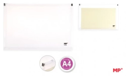 Φάκελος ζιπ Α4 Διάφανος MP PC048