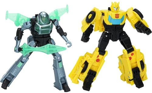 Hasbro Transformers: Earthspark Cyber-Combiner Bumblebee  mo Malto Action Figures (F8439)