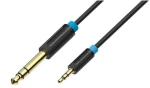 Vention 3.5mm Male to 6.5mm Male Audio Cable 1.5m Black (Babbg) (Venbabbg)