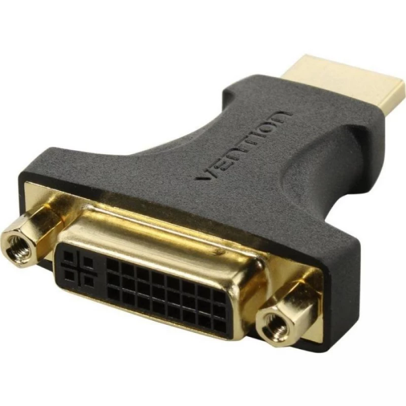 Vention Hdmi Male to dvi (24+5) Female Adapter Black (Aikb0) (Venaikb0)