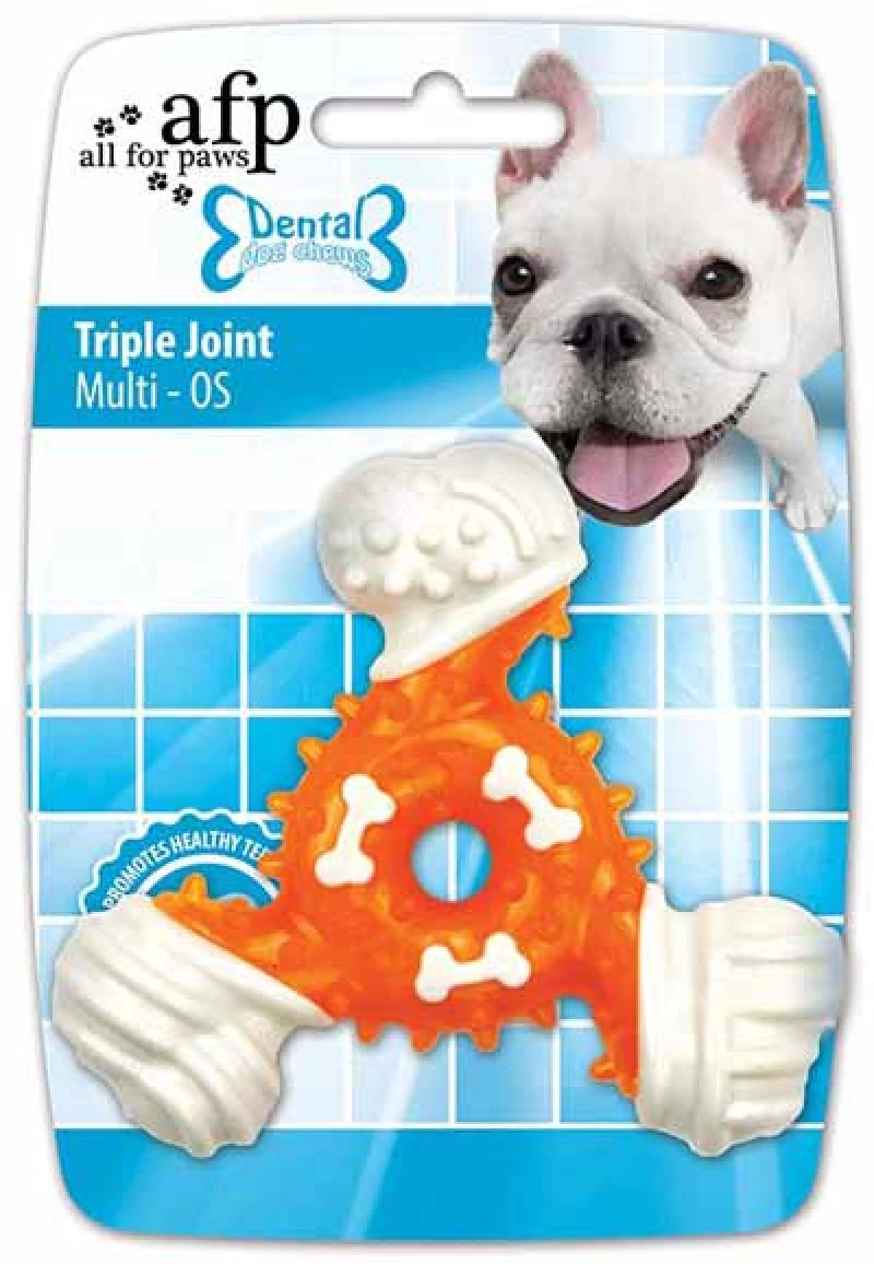 AFP Παιχνίδι Σκύλου Οδοντικής Φροντίδας Dental Triple Joint 12,5x12x3cm
