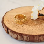 Γυναικείο Δακτυλίδι Ατσάλι Με Σχέδιο 18134-83 Rose gold