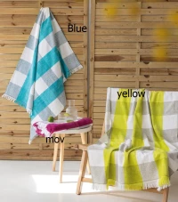 Πετσέτα Θαλάσσης (86x160) Copa Yellow βαμβακερή Palamaiki