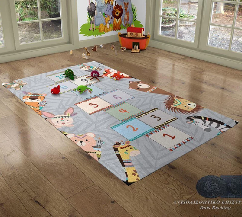 Χαλί παιδικό 135x200 αντιολισθητικό Hopscotch 291 Dimcol