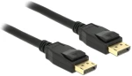 DELOCK καλώδιο DisplayPort 1.2 85508, 4K/60Hz, 21.6 Gbps, 1.5m, μαύρο