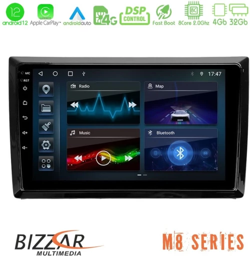 Bizzar M8 Series VW Beetle 8core Android13 4+32GB Navigation Multimedia Tablet 9"
