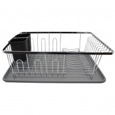 ΠΙΑΤΟΘΗΚΗ ΑΣΗΜΙ ΓΚΡΙ 43x32x14,5εκ.