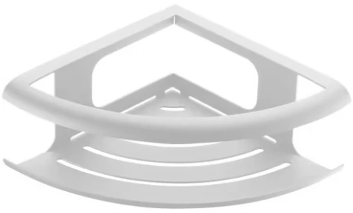 Imex Dhanu ADH010/BL Σπογγοθήκη Επιτοίχια Γωνιακή Μεταλλική 20x9x20cm Λευκή Ματ