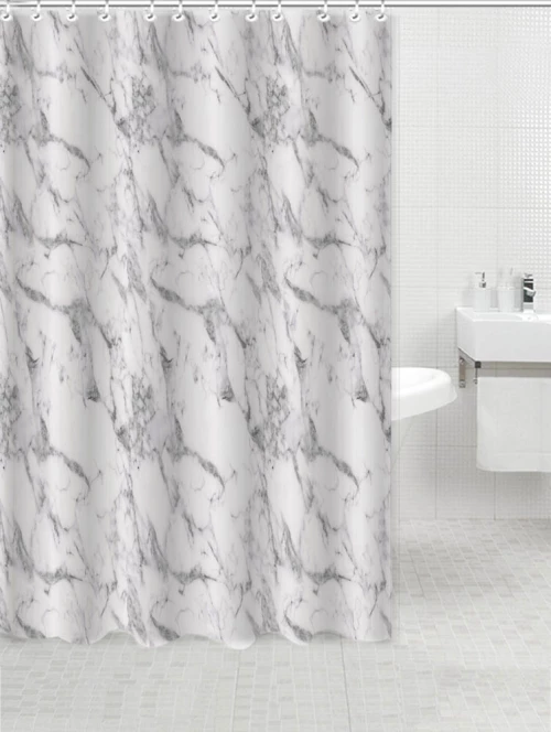 ΚΟΥΡΤΙΝΑ ΠΟΛΥΕΣΤΕΡΙΚΗ 180x180εκ 90gsm ΜΕ 12 ΚΡΙΚΟΥΣ ΜΑΡΜΑΡΟ ANKOR