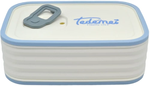 ΦΑΓΗΤΟΔΟΧΕΙΟ ΠΛΑΣΤΙΚΟ ΛΕΥΚΟ ΜΕ ΓΑΛΑΖΙΟ ΧΡΩΜΑ 0,95lt ANKOR