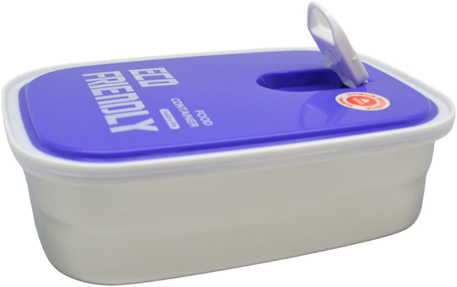 ΦΑΓΗΤΟΔΟΧΕΙΟ INOX ΜΕ ΜΩΒ ΠΛΑΣΤΙΚΟ ΚΑΠΑΚΙ 1,10lt ANKOR