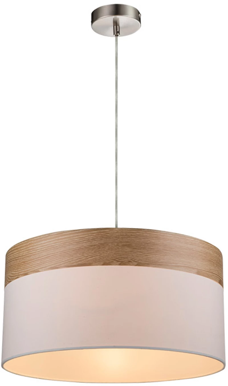 Κρεμαστό Φωτιστικό Globo Lighting Chipsy 15221H Νίκελ Ματ