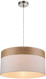 Κρεμαστό Φωτιστικό Globo Lighting Chipsy 15221H Νίκελ Ματ