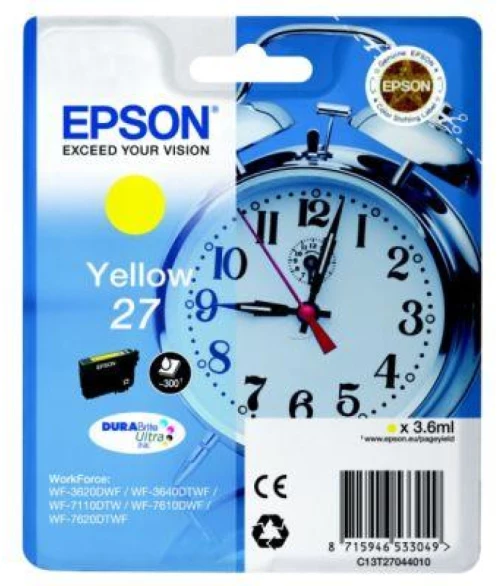 Μελάνι Epson 27 yellow 300pgs