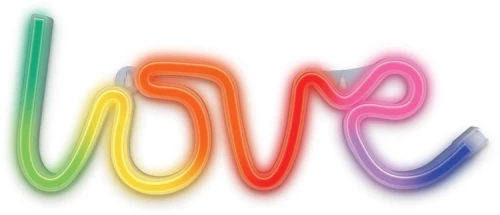 Forever Light Φωτιστικό Neon Love RGB Πολύχρωμο (FLRN01)