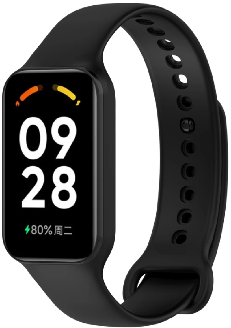 Ανταλλακτικό Λουράκι Σιλικόνης για Xiaomi Redmi Smart Band 2 – Black OEM