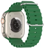 OceanWave Version Λουράκι Σιλικόνης για Apple Watch 42/44/45/49mm - Alfalfa Grass OEM