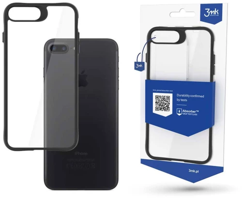 3mk® Satin Armor Θήκη για iPhone 7/8/SE-Black/Clear