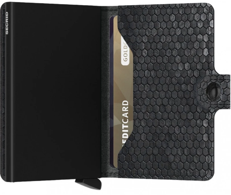 Secrid Miniwallet Hexagon Black SECRID