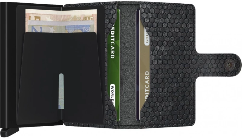 Secrid Miniwallet Hexagon Black SECRID