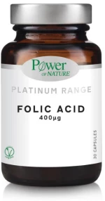 POWER HEALTH platinum folic acid 400mg 30caps