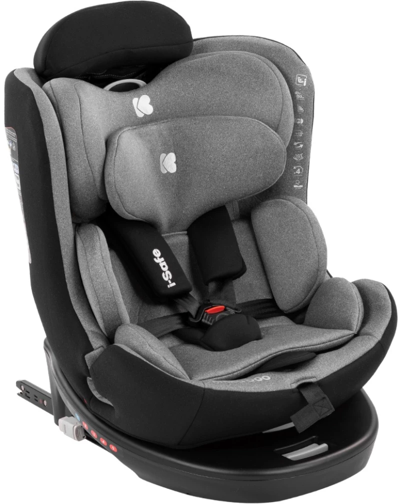 Κάθισμα Αυτοκινήτου 40-150cm i-size Isofix i-Safe Kikka boo Light Grey 31002100002