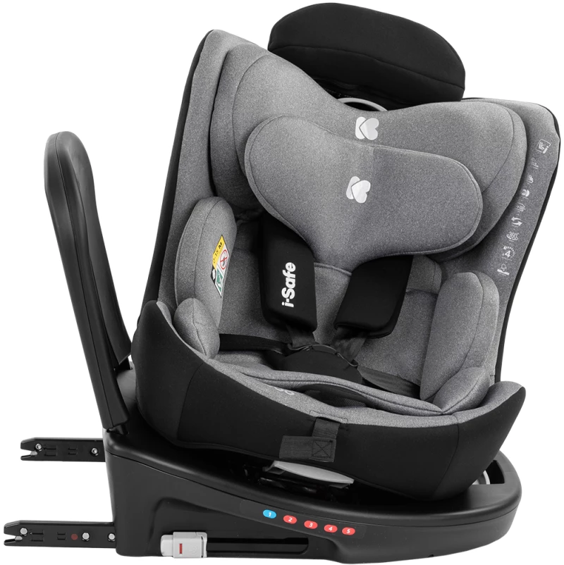 Κάθισμα Αυτοκινήτου 40-150cm i-size Isofix i-Safe Kikka boo Light Grey 31002100002
