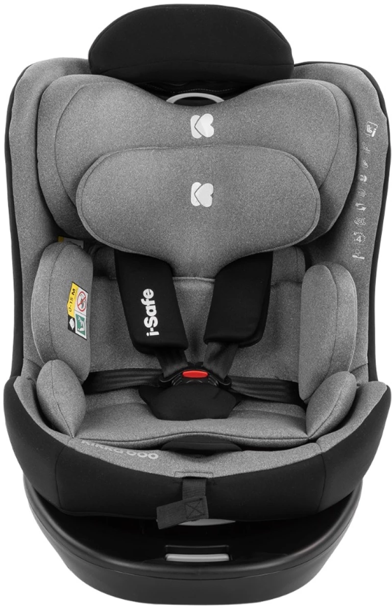 Κάθισμα Αυτοκινήτου 40-150cm i-size Isofix i-Safe Kikka boo Light Grey 31002100002