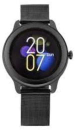 Ρολόι Black Stainless Steel στρόγγυλο Smartwatch Jmsmart PJS0009N
