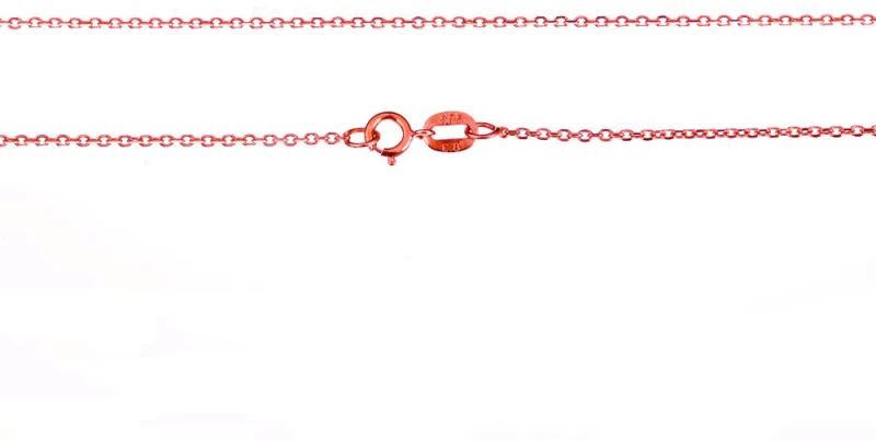 Αλυσίδα Λαιμού Ροζ Χρυσή με μήκος 45cm κ14 Gatsa κωδ ΑΛ2045Β