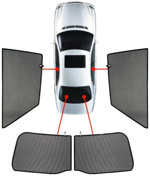 PEUGEOT 2008 5D 2020+  ΚΟΥΡΤΙΝΑΚΙΑ ΜΑΡΚΕ CAR SHADES - 4 ΤΕΜ.