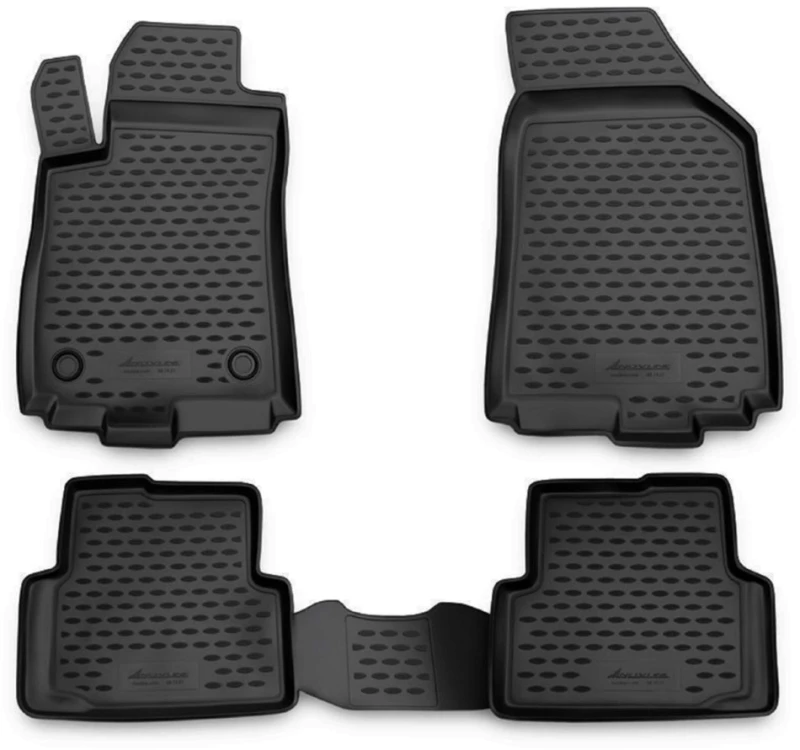 CITROEN C4 2011-2013 ΠΑΤ.ΜΑΡΚ.ΛΑΣΤΙΧΟ ΣΚΑΦΑΚΙΑ (ΑΝΘΡΑΚΙ/ΣΚΟΥΡΟ ΓΚΡΙ) - 4 ΤΕΜ.