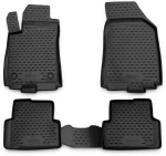 CITROEN C4 2011-2013 ΠΑΤ.ΜΑΡΚ.ΛΑΣΤΙΧΟ ΣΚΑΦΑΚΙΑ (ΑΝΘΡΑΚΙ/ΣΚΟΥΡΟ ΓΚΡΙ) - 4 ΤΕΜ.