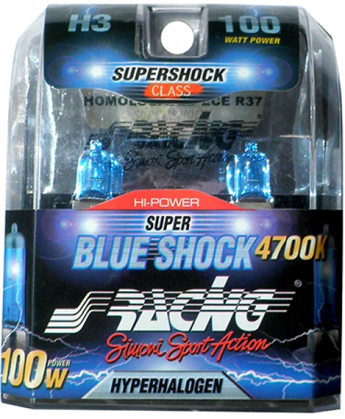 H3 12V/55W 90" 4.700K SUPER BLUE SHOCK