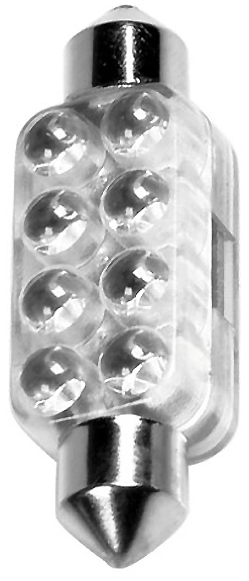 ΛΑΜΠΑΚΙΑ ΠΛΑΦΟΝΙΕΡΑΣ 12V SV8,5-8 13x44mm 8LED ΠΡΑΣΙΝΟ BLISTER 1ΤΕΜ.