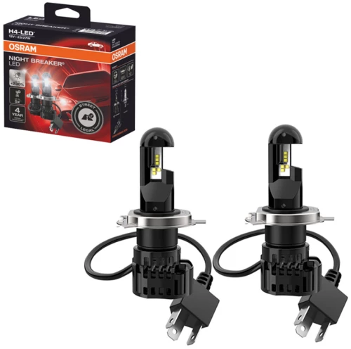 Λάμπες Led H4 Osram 12volt 23/27watt Night Breaker +230% 6000k 64193DWNB 2 Τεμάχια