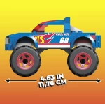 HOT WHEELS MONSTER TRUCKS MIGTHY MONSTER TRUCKS RACE ACE- HHW80/HDJ93