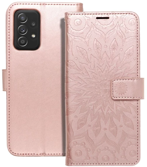 MEZZO Book case Θήκη για SAMSUNG A33 5G mandala rose gold*